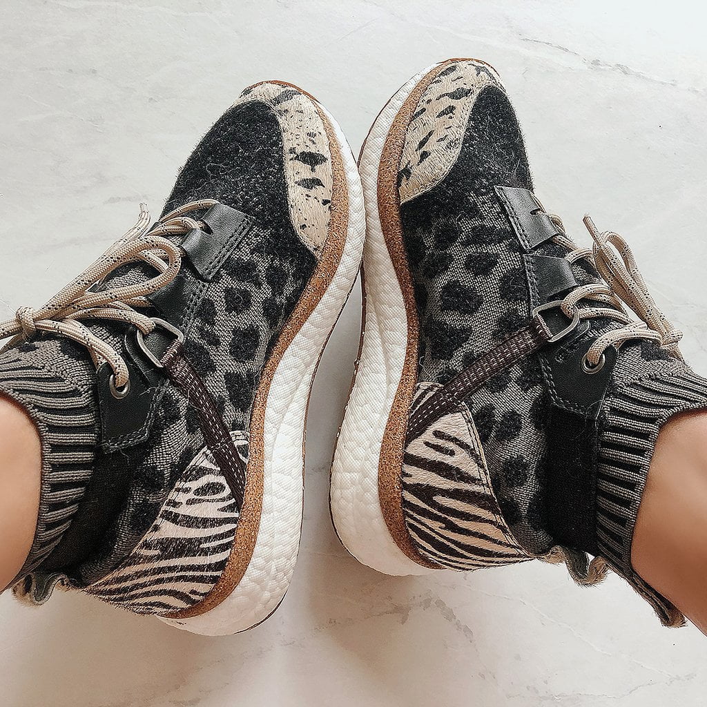 Ganni Sporty Mix Cupsole Sneaker - Leopard | Garmentory